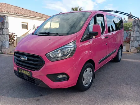 Ford transit custom combi 2,0 tdci ecoblue 105 cv trend tpmr 9 places ou 6 + 1 fauteuil tva recuperable 09/2021 Ct ok