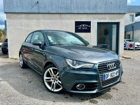 AUDI A1 TDi 105CH *S-LINE* GPS / RADARS / BLUETOOTH / CLIM / REGULTEUR / LIMITEUR / JANTES ALU / XENON / S&S