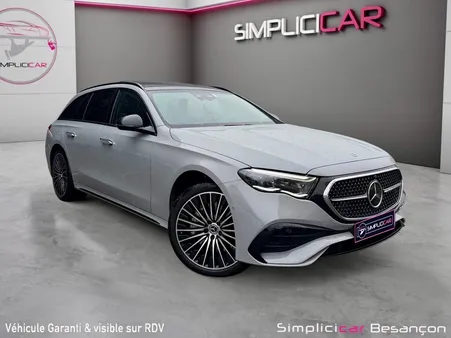 MERCEDES CLASSE E 300 E AMG LINE + 9G-TRONIC 197Ch + 129 Ch Garantie Constructeur / Toit Ouvrant / Son Burmester / 1 ère main Fr / Double écrans