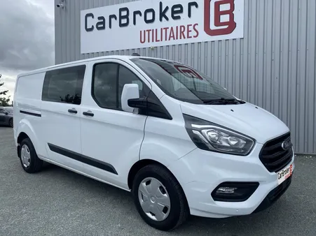 Ford Transit Custom CABINE APPROFONDIE L2H1 2.0 ECOB 130cv Pack BUSINESS 6 places