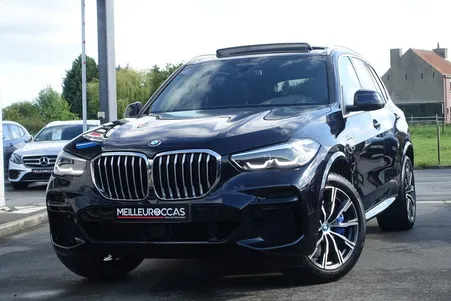 X5 Hybrid X-Drive 45ea BVA 394 ch Pack M Live cockpit/Cuir sport chauffants/Toit ouvrant/Gps Pro/LED/Caméra 3D/Carplay/Accès confort/Pack ambiance/HUD/Attelage/1°Main/Garantie 12 mois