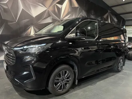 Ford Transit Custom Fg Limited L1H1 2.0 Ecoblue 170 CH Full Black BVA8 GPS Clim Auto CarPlay Attelage CTTE 3 Places TVA 2024