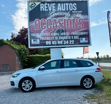PEUGEOT 308 SW 1.5 BLUEHDI 130 CH FINITION ACTIVE BUSINESS 01/2021 87316 KM 13490e GARANTIE 6 MOIS TOTALE POSSIBILITÉ D'EXTENSION DE GARANTIE DE 48 MOIS REPRISE / FINANCEMENT POSSIBLE