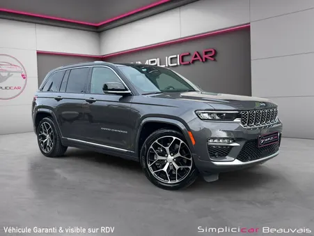 JEEP GRAND CHEROKEE V WL 4XE 2.0 T 380 PHEV 4X4 SUMMIT RESERVE Garantie 12 mois