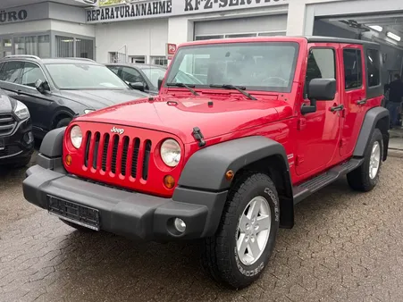 Jeep Wrangler Unlimited Sport 2.8 CRD 4x4 Clim Hard Top Attelage - 177 ch