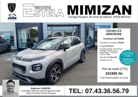 Citroën C3 AIRCROSS PureTech 110 BVM6 Shine