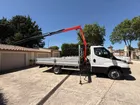 Iveco daily plateau grue Palfinger