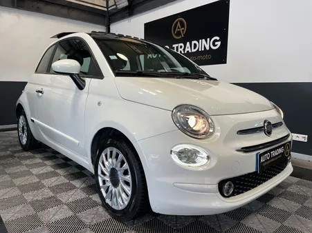 Fiat 500 serie 8 euro 6d-temp 1.0 70 hybride lounge toit ouvrant 61 000 kms