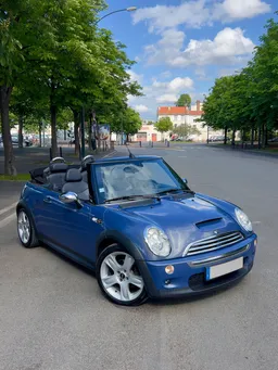 Mini cooper s cabriolet 2eme main - 1.6 170 cv - 116500 kms - entretien - sieges chauff full cuir - nav - garantie 6 mois