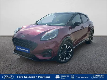 Ford Puma II 1.0 FLEXIFUEL 125 CH MHEV S&S BVM6 ST-Line X Vivid Ruby Edition