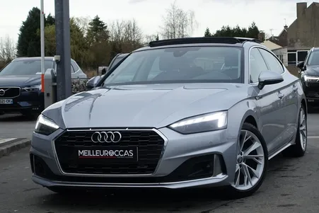 A5 Sportback 35 Tdi Mhev S-Tronic 163ch Virtual cockpit/Toit ouvrant/Cuir sport chauffant/Caméra/Gps Europe/Carplay/1°main/Garantie 12 mois