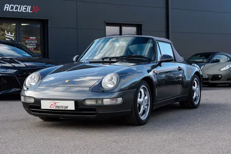Porsche 911 [993] Phase 2 Carrera 4 Cabriolet 3.6L 286ch BVM Origine FR / Exclusive / Clim / Ordinateur de bord