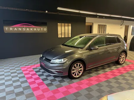 VOLKSWAGEN GOLF 7.5 1.6TDI 115ch CARAT + CARPLAY + RADAR AVANT/ARRIÈRE + RÉGULATEUR ADAPTATIF + CLIMATISATION AUTO