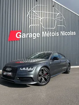 Audi A7 Bi TDI 326 cv compétition Sline ,caméra 360 ,siège chauffant électrique ,toit ouvrant ,origine France 🇫🇷