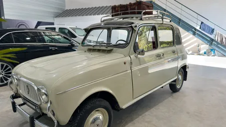 Renault 4l luxe 1963 carte grise collection