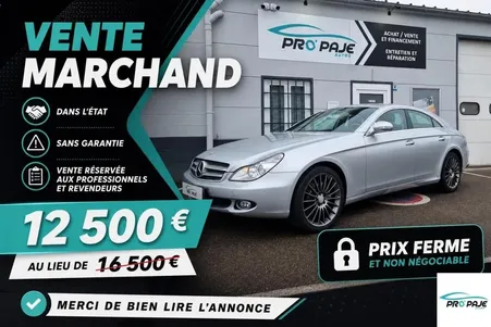 Mercedes Classe Cls 500 5.5 V8 387CV 7G-Tronic 4MATIC/2E MAIN/SANS GARANTI / DANS L'ETAT/ MARCHAND