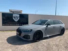 Audi RS4 Avant Quattro 2.9 TFSI 450 cv Tiptronic 8 - Gris Nardo, Affichage tête haute, Toit ouvrant panoramique, Sièges AV/AR chauffants, Car Play, Camera 360°..