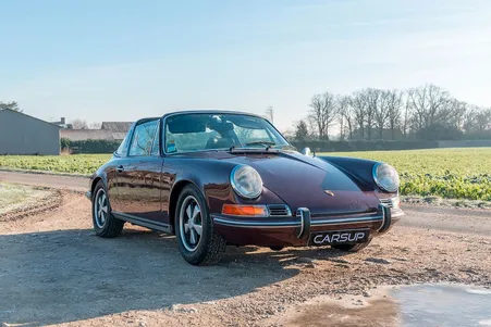 Porsche 911 2.2 Targa 170 cv - 1971 - Teinte Bourgogne - 145 000km