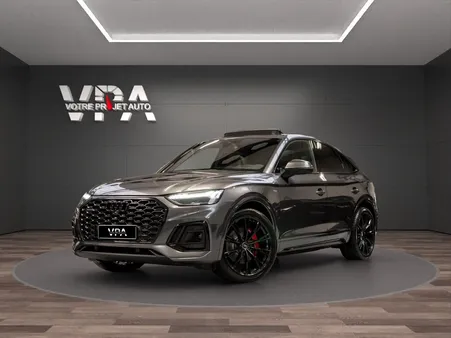 Audi Q5 Sportback 55 TFSI e quattro · 367ch · S tronic · S line · Toit ouvrant panoramique · Attelage