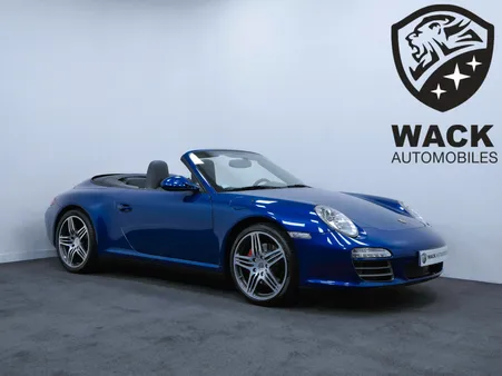 Porsche 911 TYPE 997.2 CARRERA 4S CABRIOLET 3.8L 385 CV PDK / BLEU AQUA / FULL CUIR GRIS PIERRE / BLUETOOTH / RÉGULATEUR