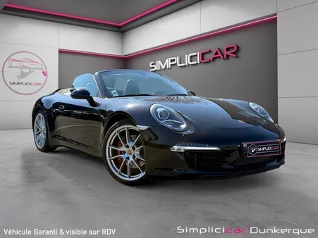 PORSCHE 911 CARRERA CABRIOLET S Cabriolet 3.8i 400 PDK Pack Sport Chrono Échappement Sport GARANTIE 12 MOIS