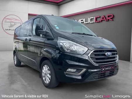 FORD TRANSIT CUSTOM CABINE APPROFONDIE 320 L2H1 2.0 ECOBLUE 130 SS BVA LIMITED Garantie 12 Mois
