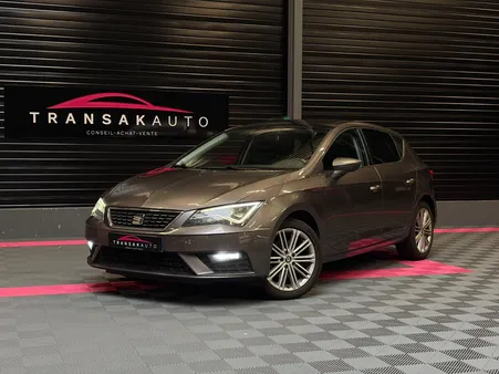 SEAT LEON 1.4 EcoTSI 150ch DSG7 Xcellence Toit ouvrant + Apple CarPlay + Vidange de boîte et révision récen