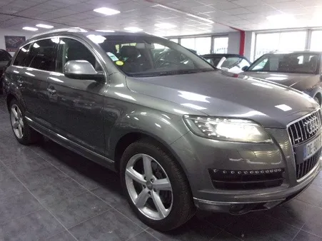 Audi Q7 3.0 V6 TDI 245 DPF Quattro Avus Tiptronic A 7 places 3/14 102MKM 2°MAIN/FRANCE SUSP° PNEUMATIQUE/CAMERA+RADARS/JA20/SIEGES ELECTR+CHAUFF+MEMOIRE/TOIT OUVRANT/HAYON ELECTR FACTURES ENTRETIEN A
