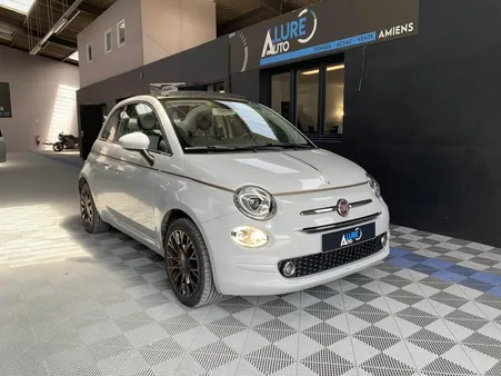 FIAT 500 Cabriolet 1.2i - 69 - Collezione - Faible kilométrage/ Radar de recul/ Régulateur