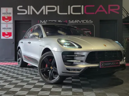 PORSCHE MACAN Turbo 3.6 V6 400 ch PDK -- Gris 911 (Pack Carbone) -- Full entretien -- Full Option - Garantie 12 mo