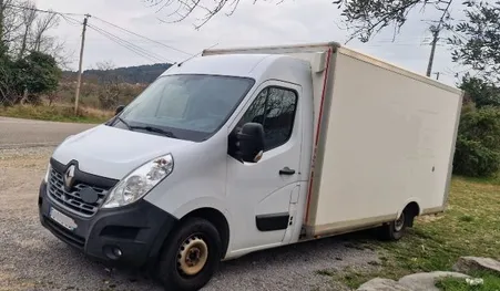 RENAULT MASTER III 130cv Planché cabine CAISSE 20M3 porte G ar Hayon de 2018 a 7 100 HT, CLIMATISE PRET A TRAVAILLER