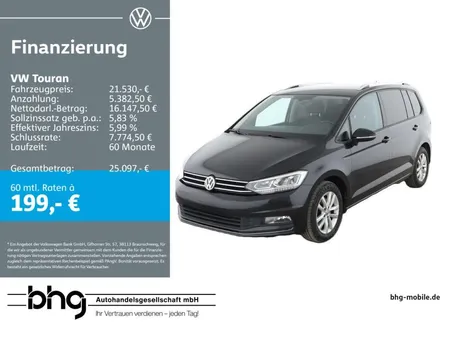 Volkswagen Touran 2.0TDI SCR Comfortline AHK ACC-Assist 3zClimatronic Winterpaket comp.Colo